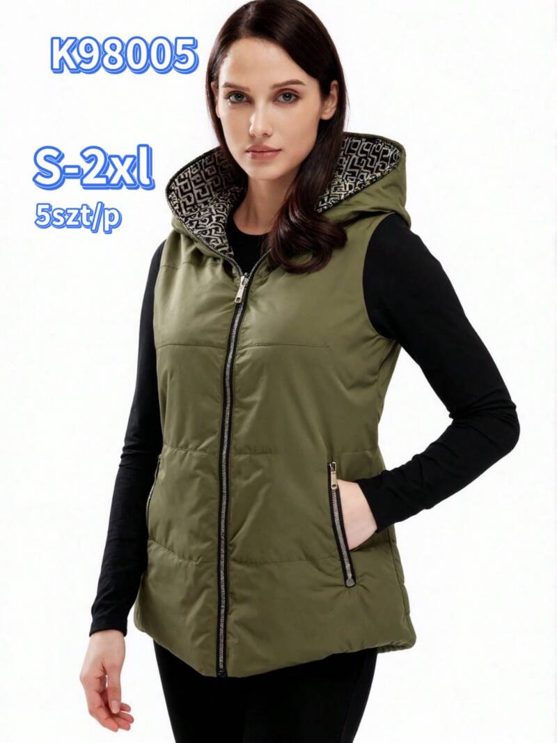 Kamizelki damskie Roz S-2XL, Mix Kolor .Paczka 5 szt 1