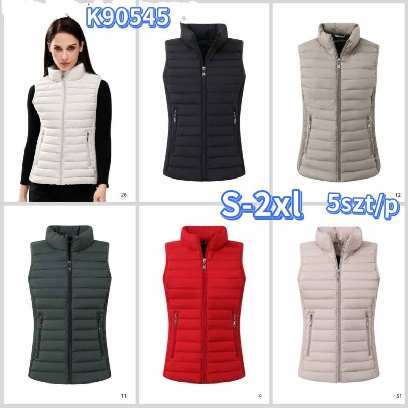 Kamizelki damskie Roz S-2XL, Mix Kolor .Paczka 5 szt 1