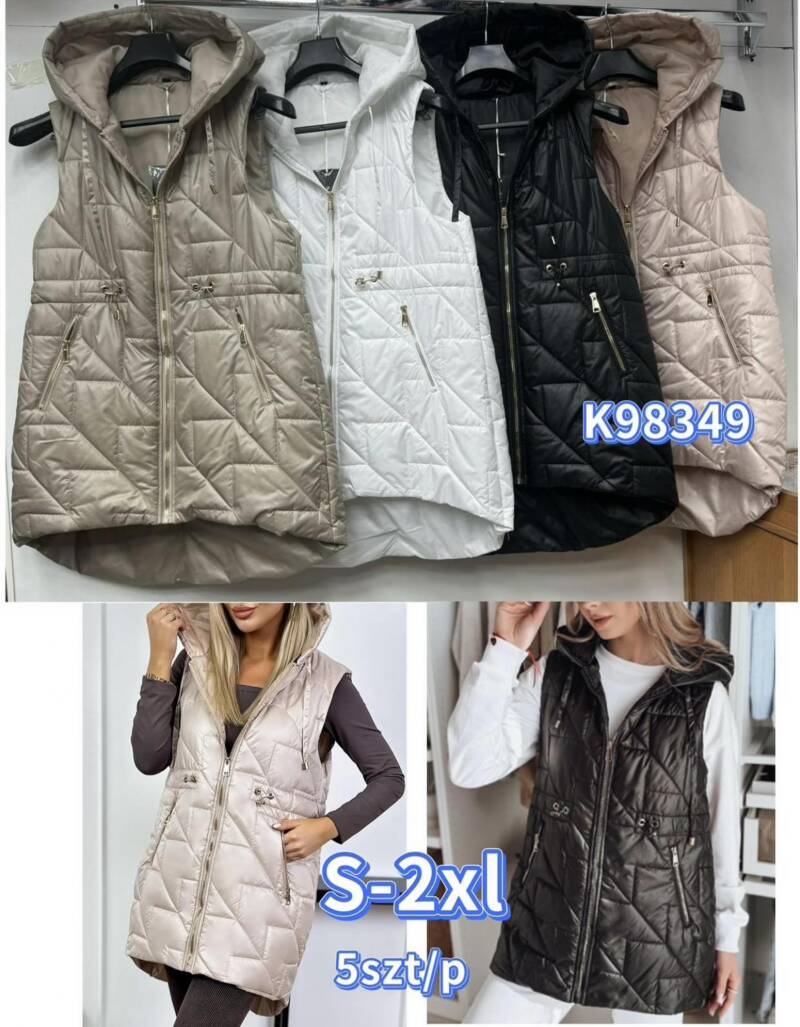 Kamizelki damskie Roz S-2XL, Mix Kolor .Paczka 5 szt 1