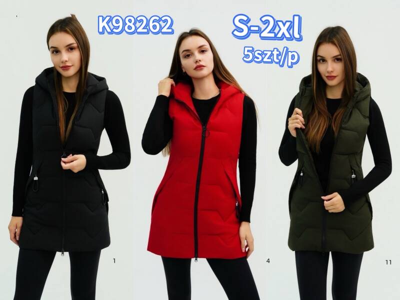 Kamizelki damskie Roz S-2XL, Mix Kolor .Paczka 5 szt 1