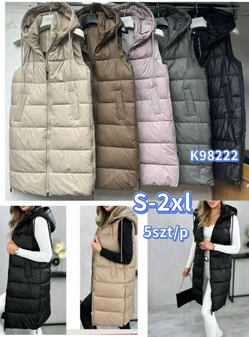 Kamizelki damskie Roz S-2XL, Mix Kolor .Paczka 5 szt 1