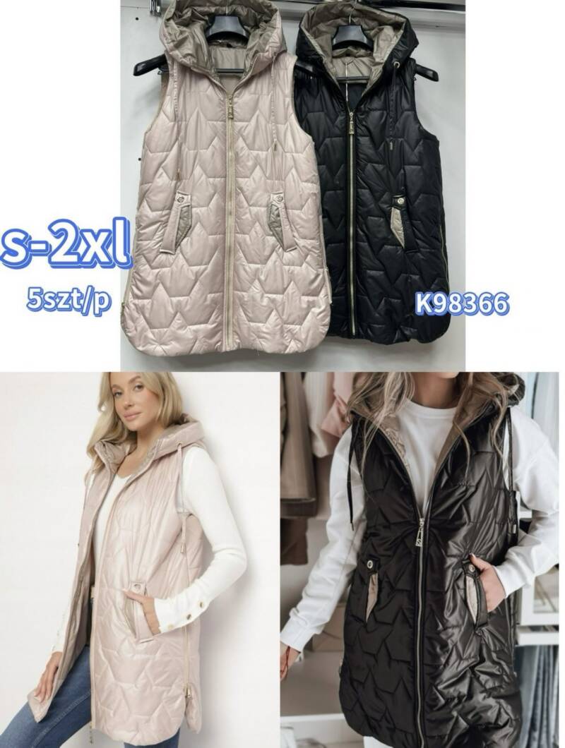 Kamizelki damskie Roz S-2XL, Mix Kolor .Paczka 5 szt