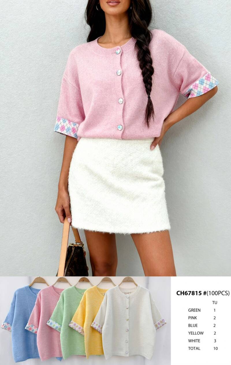 Bluzka damskie (Francja produkt) Roz Standard, Mix Kolor .Paczka 10 szt