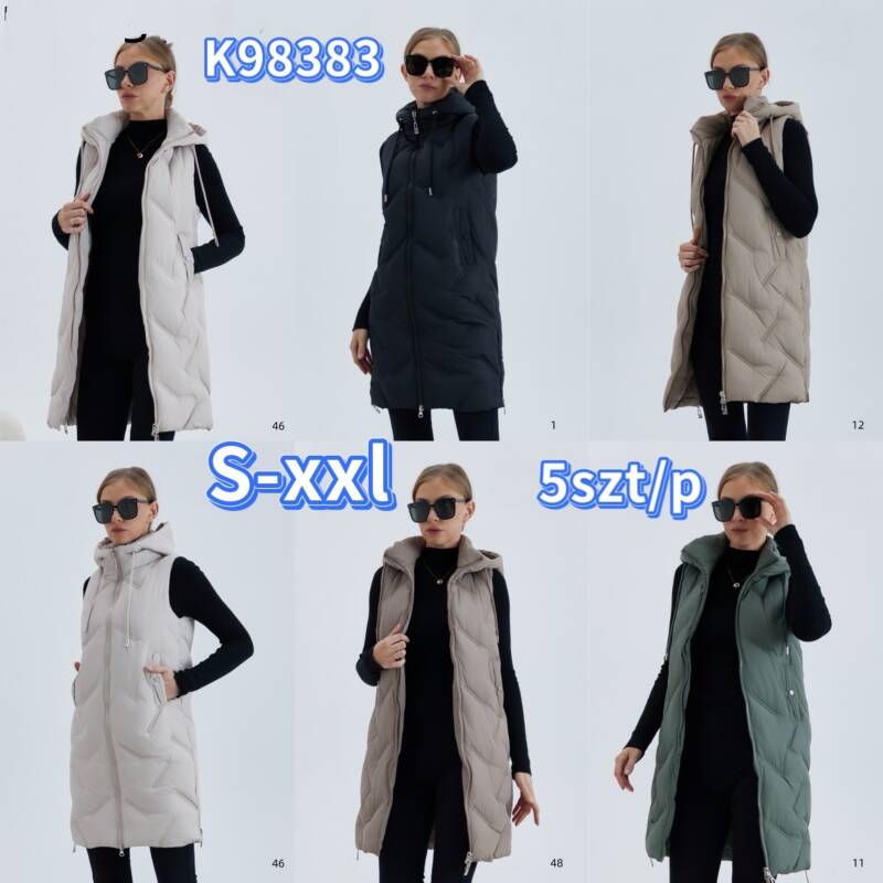 Kamizelki damskie Roz S-2XL, Mix Kolor .Paczka 5 szt 1