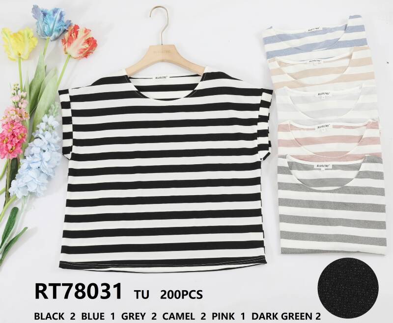 Bluzka damskie (Francja produkt) Roz Standard, Mix Kolor .Paczka 10 szt