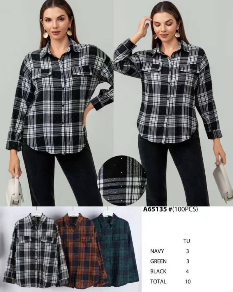 Bluzy damskie (Francja produkt) Roz Standard, Mix Kolor .Paczka 10 szt