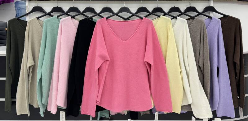 Bluzki damskie (Włoskie produkt) Roz Standard, Mix Kolor Paczka 5 szt