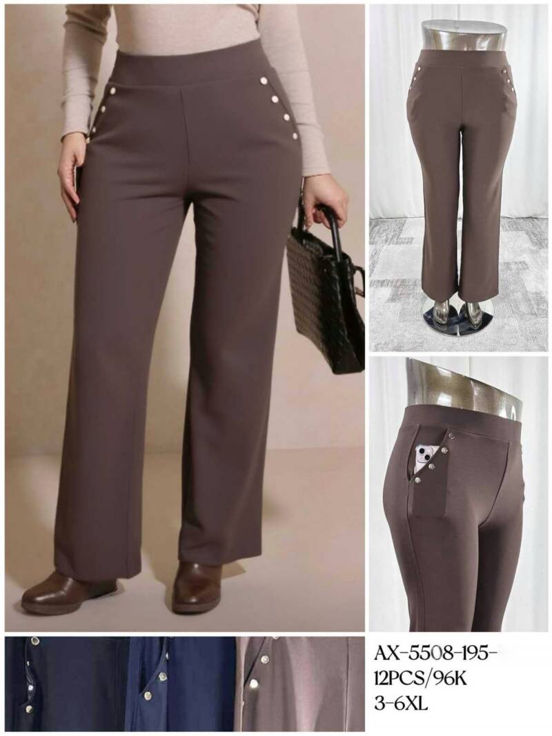 Spodnie damskie Roz 3XL-6XL, Mix Kolor Paczka 12 szt