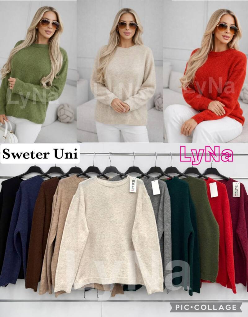 Swetry damskie (Włoskie produkt) Roz Standard, Mix Kolor Paczka 5 szt