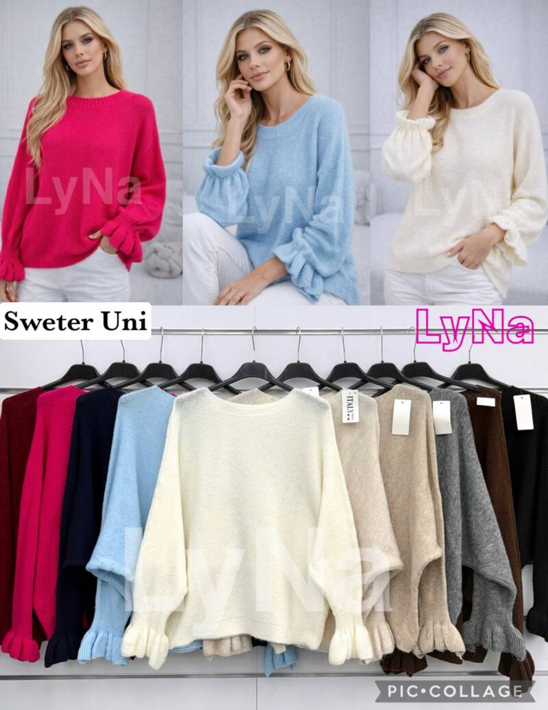 Swetry damskie (Włoskie produkt) Roz Standard, Mix Kolor Paczka 5 szt