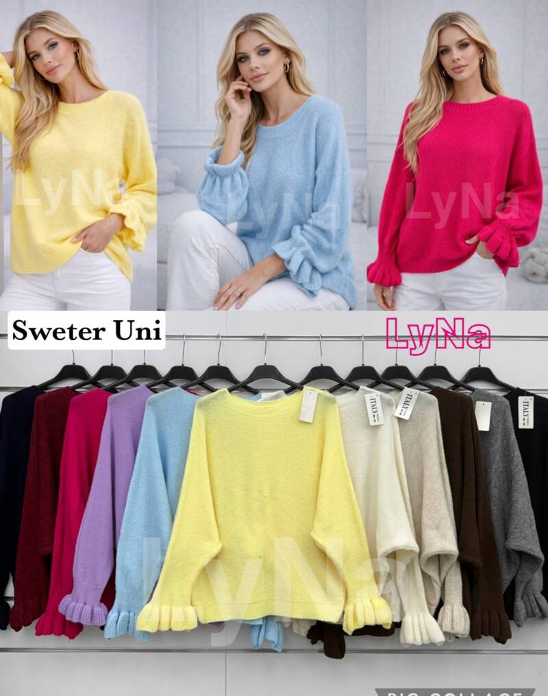 Swetry damskie (Włoskie produkt) Roz Standard, Mix Kolor Paczka 5 szt