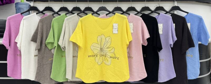 Bluzki damskie (Włoskie produkt) Roz Standard, Mix Kolor Paczka 5 szt