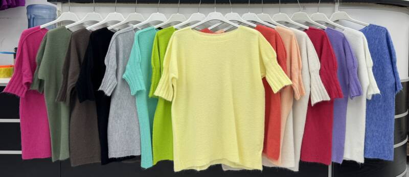 Bluzki damskie (Włoskie produkt) Roz Standard, Mix Kolor Paczka 5 szt