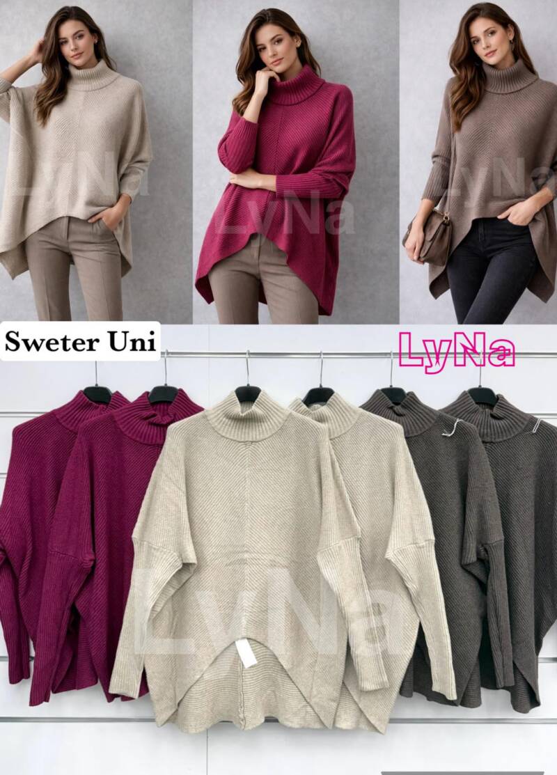 Swetry damskie (Włoskie produkt) Roz Standard, Mix Kolor Paczka 5 szt