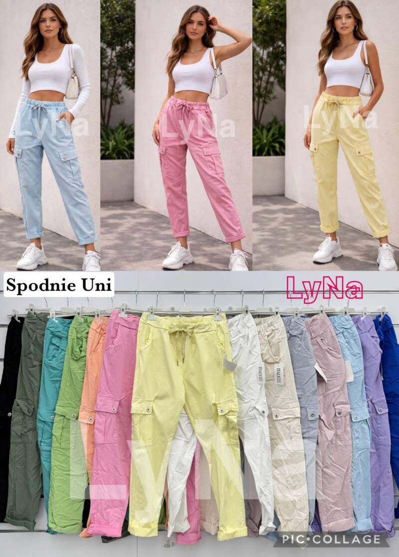 Spodnie damskie (Włoskie produkt) Roz Standard, Mix Kolor Paczka 5 szt