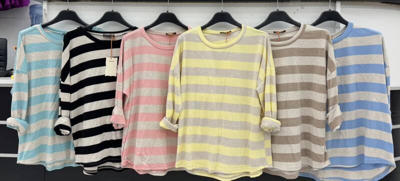 Bluzki damskie (Włoskie produkt) Roz Standard, Mix Kolor Paczka 5 szt