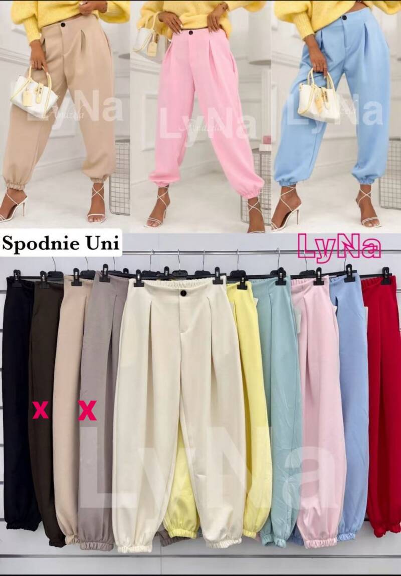 Spodnie damskie (Włoskie produkt) Roz Standard, Mix Kolor Paczka 5 szt