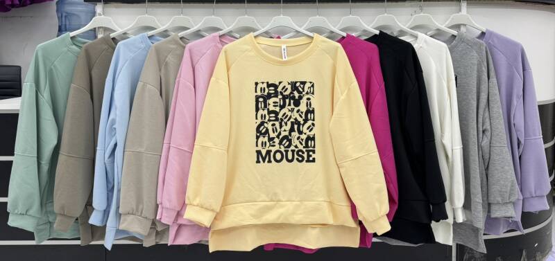 Bluzki damskie (Włoskie produkt) Roz Standard, Mix Kolor Paczka 5 szt