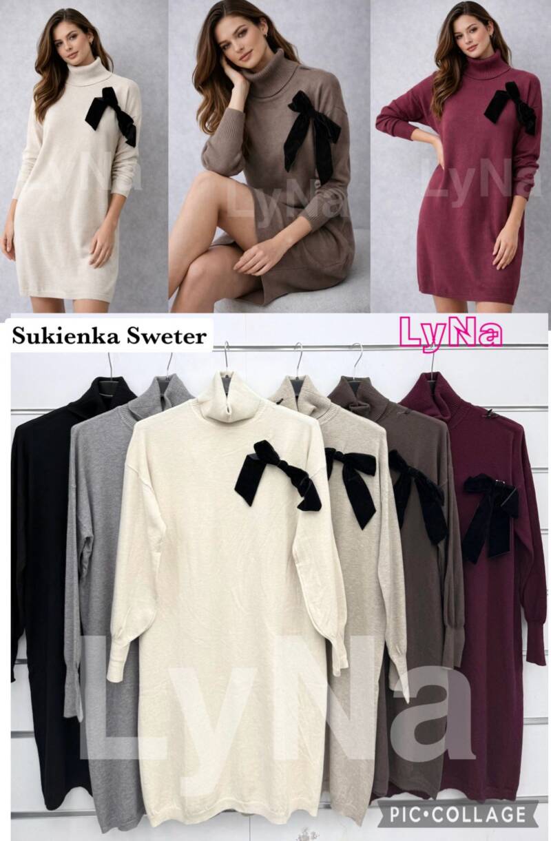 Swetry damskie (Włoskie produkt) Roz Standard, Mix Kolor Paczka 5 szt