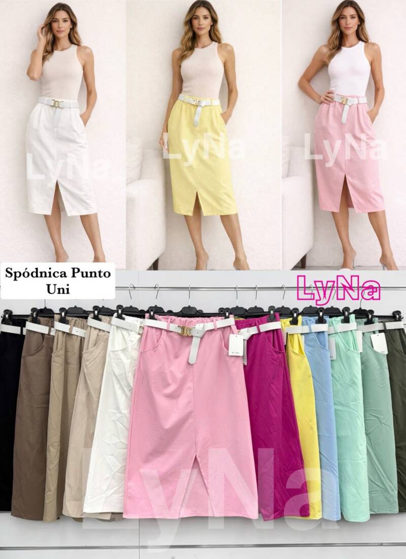 Spódnice damskie (Włoskie produkt) Roz Standard, Mix Kolor Paczka 5 szt