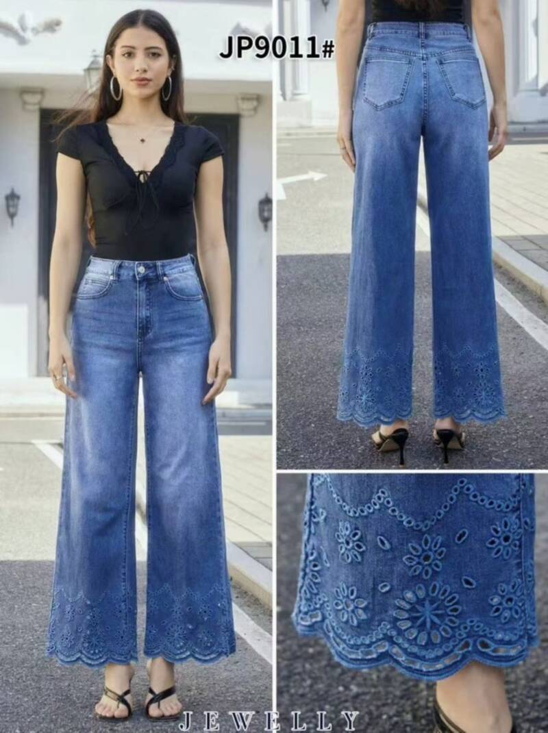 Spodnie damskie jeansy Roz XS-XL, 1 Kolor Paczka 10 szt