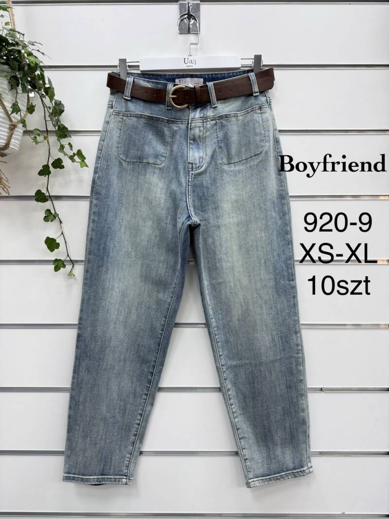 Spodnie damskie jeansy Roz XS-XL, 1 Kolor Paczka 10 szt