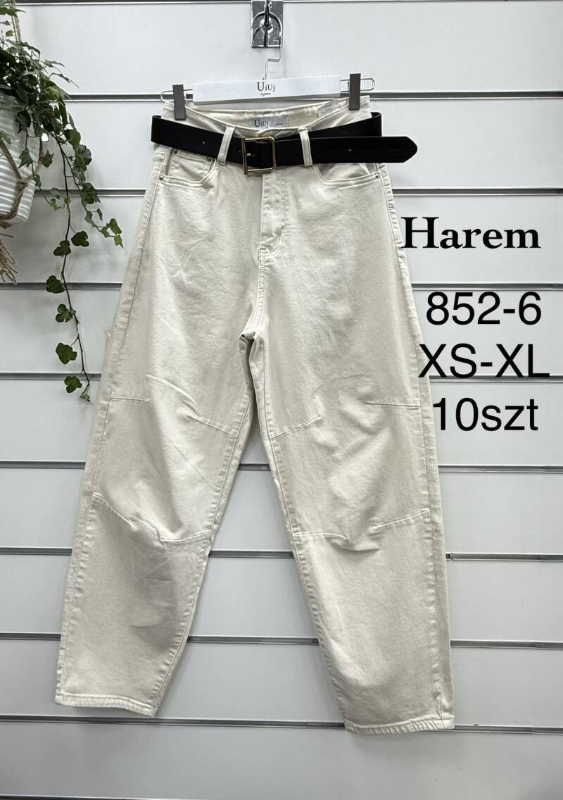 Spodnie damskie jeansy Roz XS-XL, 1 Kolor Paczka 10 szt