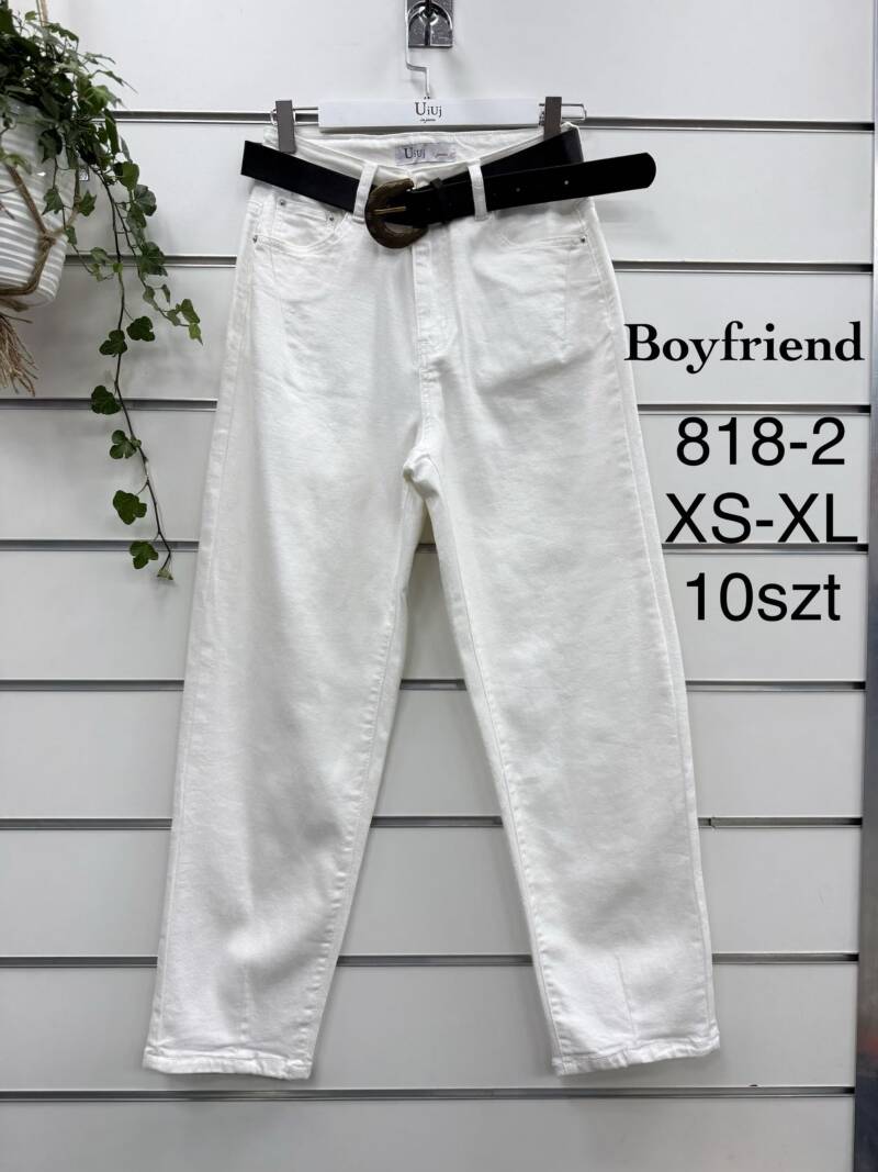 Spodnie damskie jeansy Roz XS-XL, 1 Kolor Paczka 10 szt