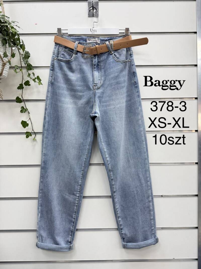 Spodnie damskie jeansy Roz XS-XL, 1 Kolor Paczka 10 szt