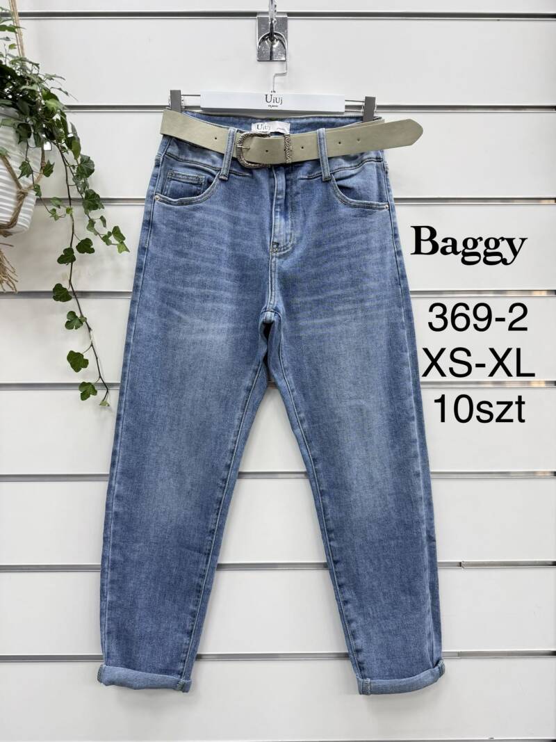 Spodnie damskie jeansy Roz XS-XL, 1 Kolor Paczka 10 szt