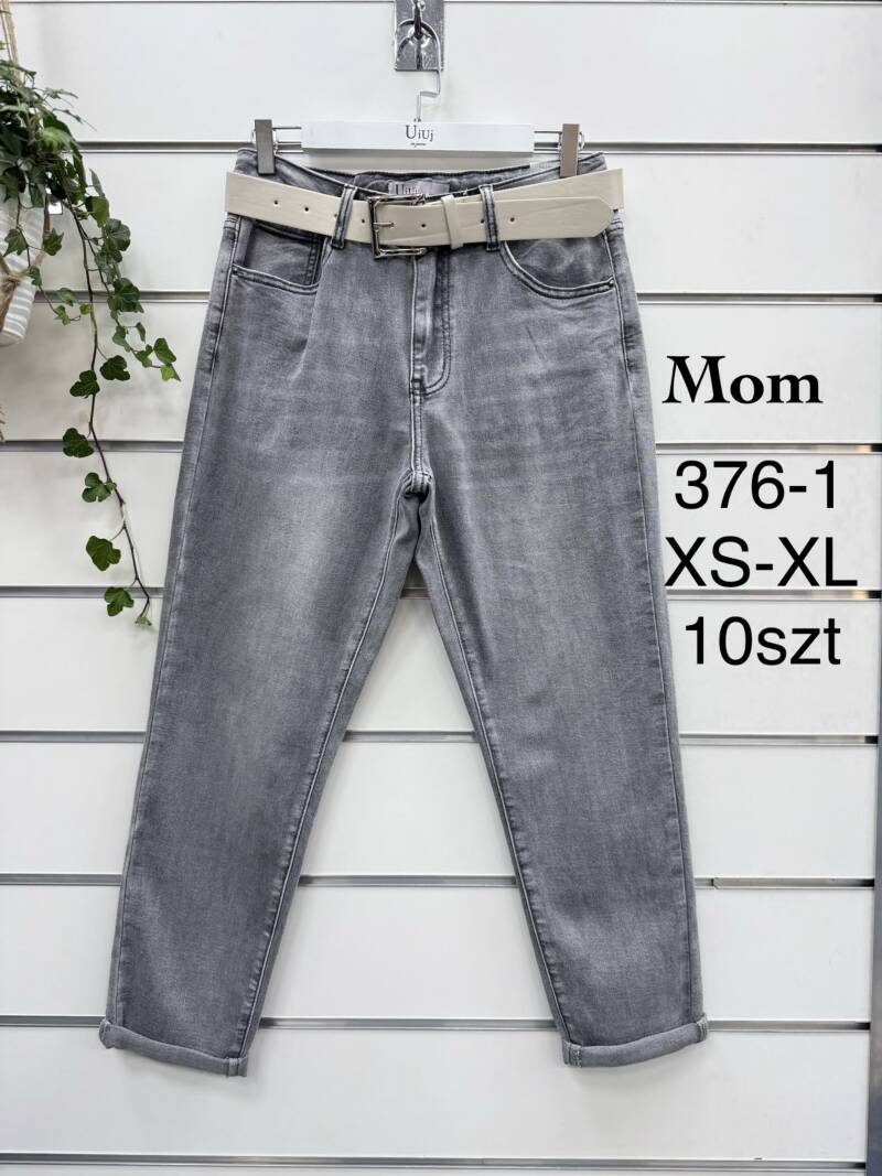 Spodnie damskie jeansy Roz XS-XL, 1 Kolor Paczka 10 szt