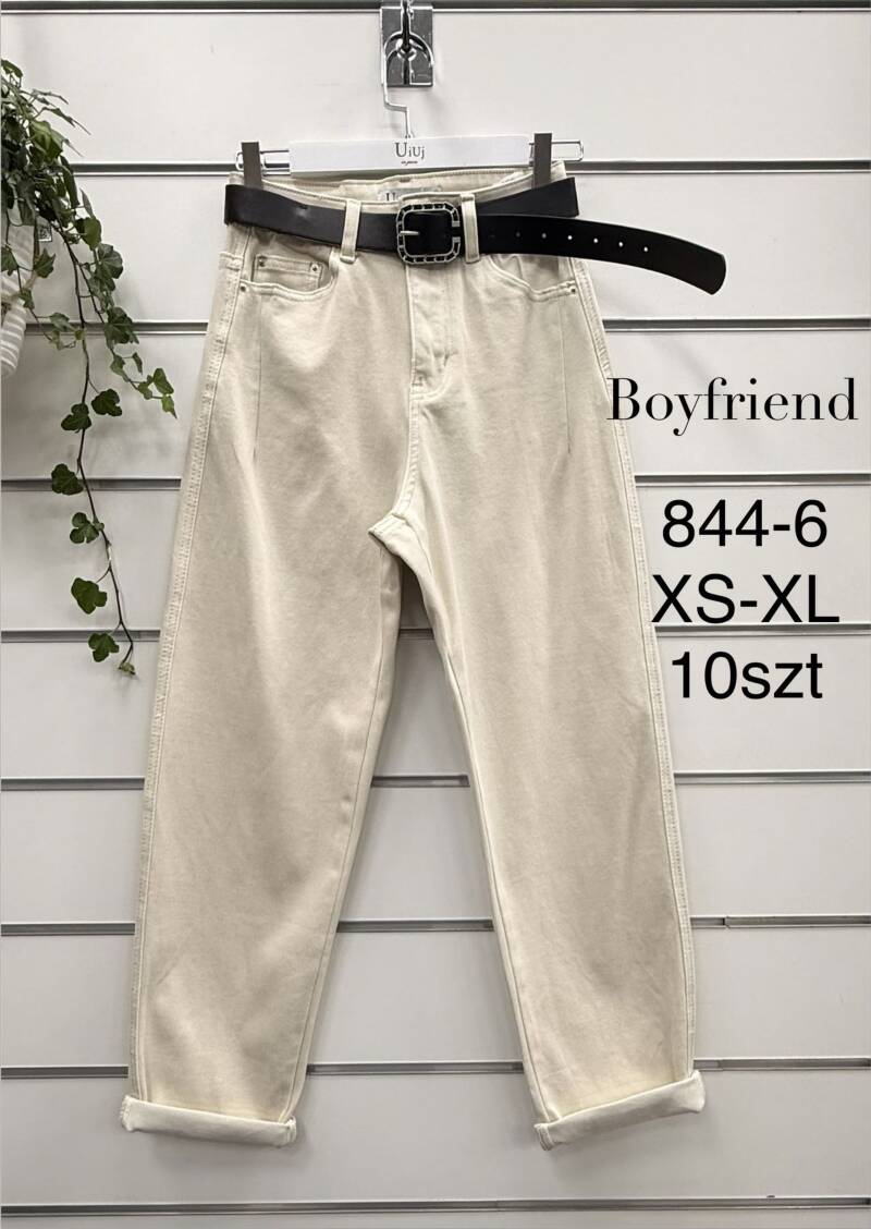 Spodnie damskie jeansy Roz XS-XL, 1 Kolor Paczka 10 szt 1