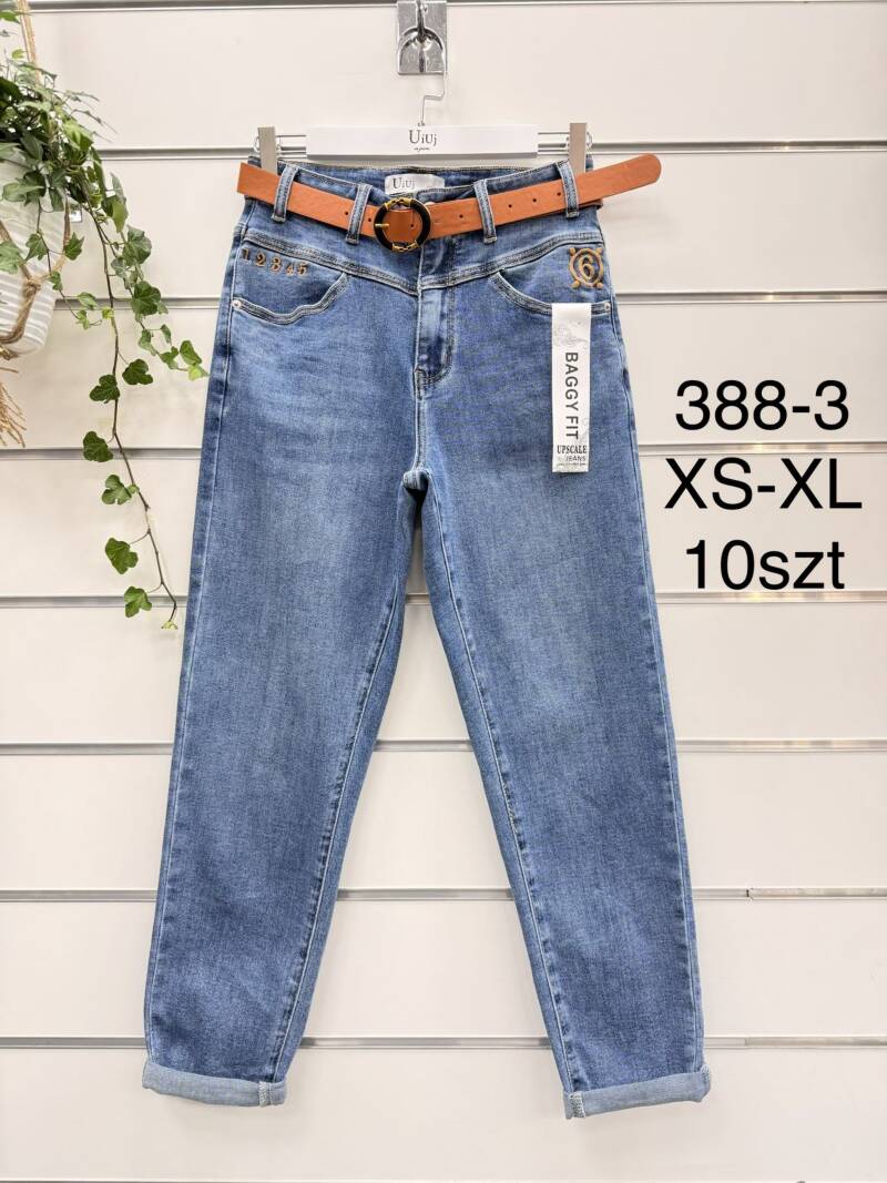 Spodnie damskie jeansy Roz XS-XL, 1 Kolor Paczka 10 szt 1