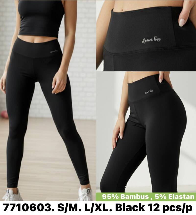 Legginsy damskie Roz S/M-L/XL , 1 Kolor Paczka 12 szt