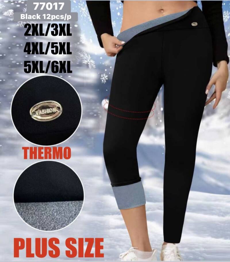 Legginsy damskie Roz 2XL-6XL, 1 Kolor Paczka 12 szt 1