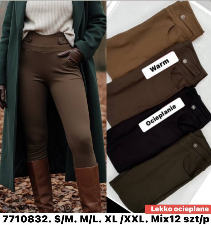 Legginsy damskie Roz S/M-M/L-XL/2XL , Mix Kolor Paczka 12 szt 1