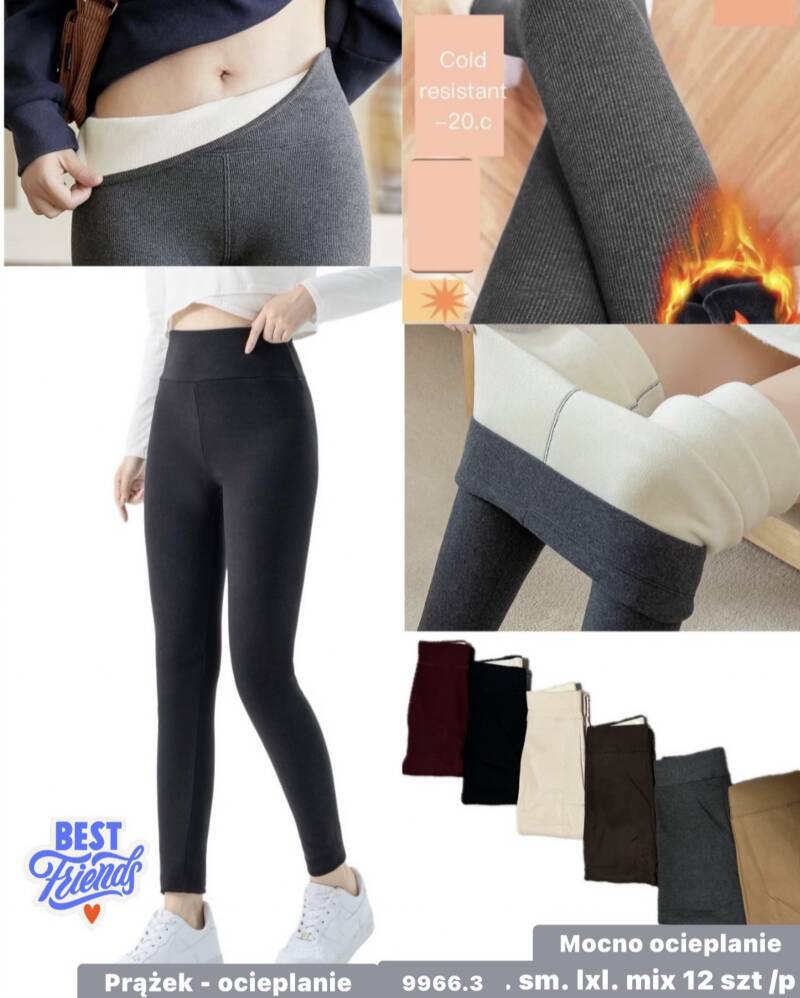 Legginsy damskie Roz S/M-L/XL, Mix Kolor Paczka 12 szt