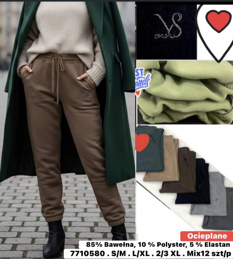 Spodnie damskie Roz S-3XL, Mix Kolor Paczka 12 szt