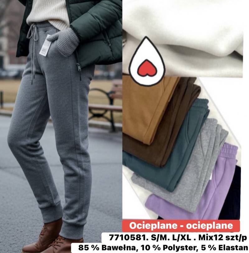 Spodnie damskie Roz S/M-L/XL , Mix Kolor Paczka 12 szt