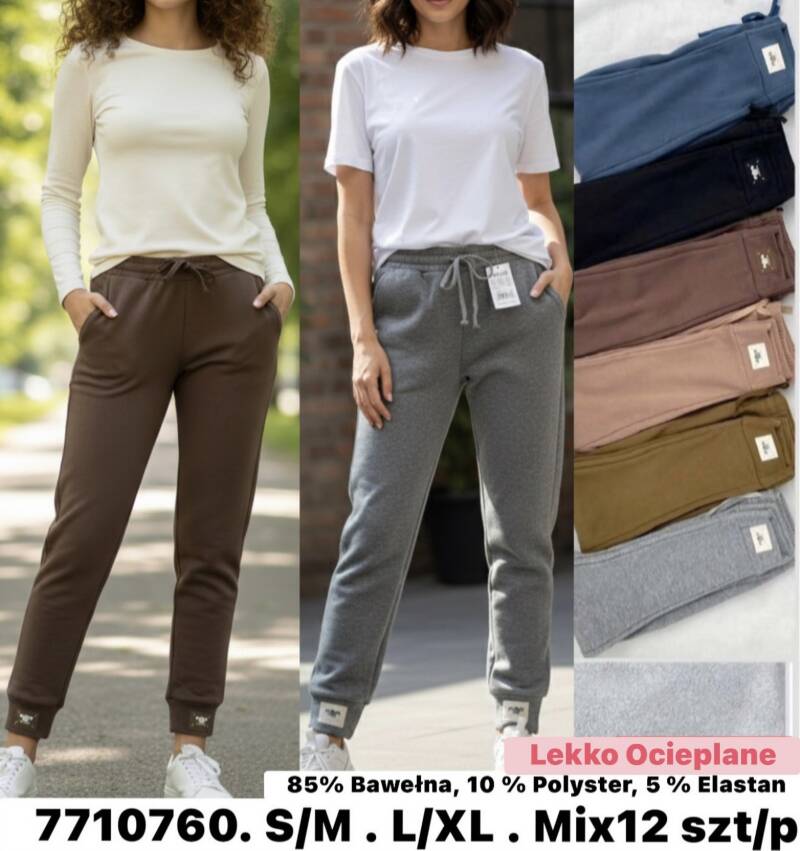Spodnie damskie Roz S/M-L/XL , Mix Kolor Paczka 12 szt