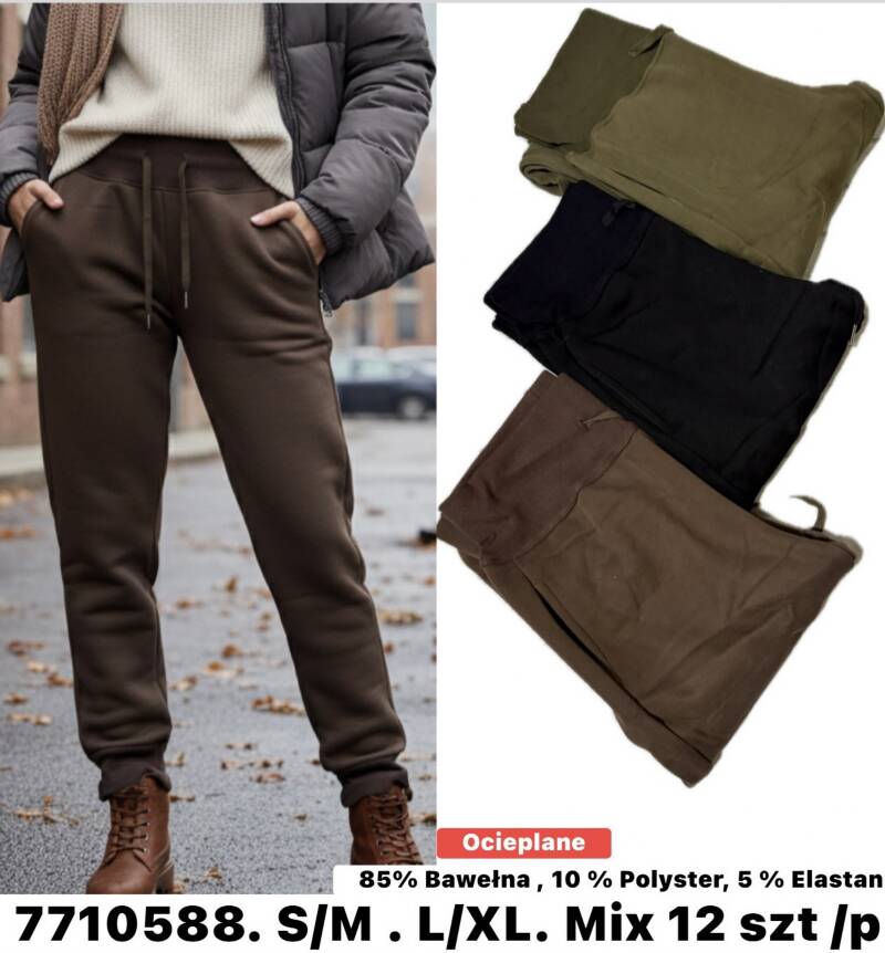 Spodnie damskie Roz S/M-L/XL , Mix Kolor Paczka 12 szt