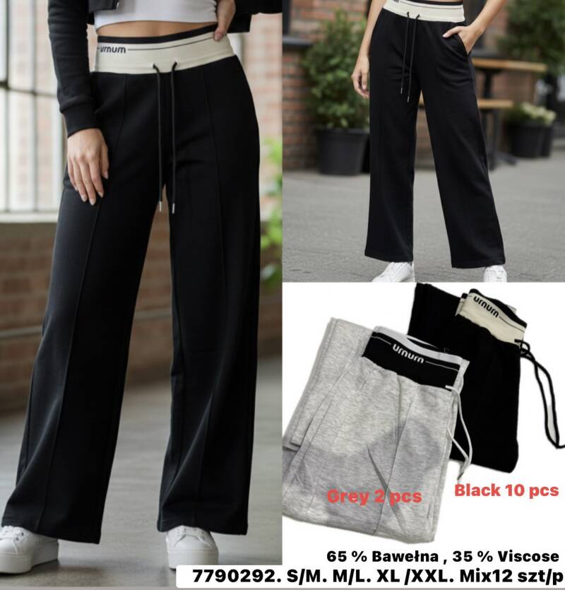 Spodnie damskie Roz S-2XL, Mix Kolor Paczka 12 szt