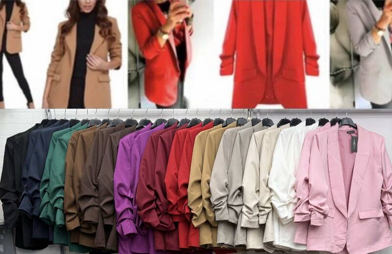 Żakiety damskie (Włoskie produkt) Roz Standard, Mix Kolor Paczka 5 szt 1