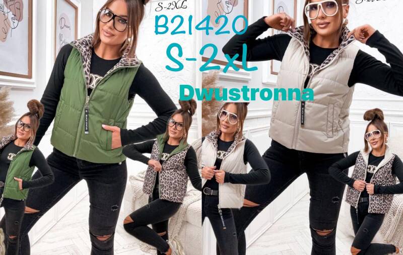 Kamizelka damska Roz S-2XL, 1 Kolor .Paczka 5 szt
