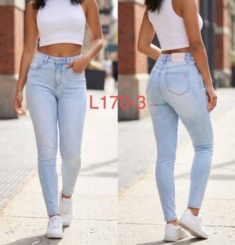 Spodnie damskie jeansy Roz XS-XL, 1 Kolor Paczka 10 szt