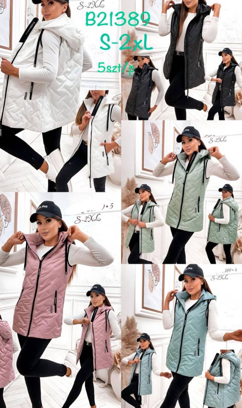 Kamizelka damska Roz S-2XL, 1 Kolor .Paczka 5 szt