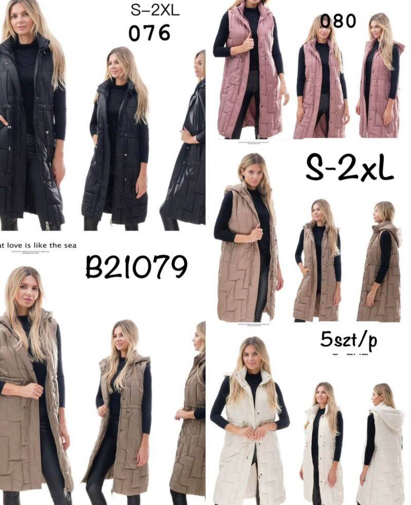 Kamizelka damska Roz S-2XL, 1 Kolor .Paczka 5 szt
