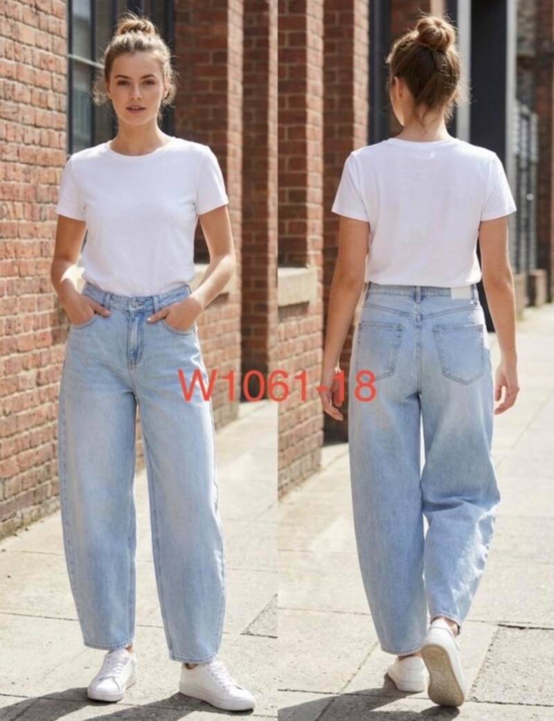 Spodnie damskie jeansy Roz XS-XL, 1 Kolor Paczka 10 szt