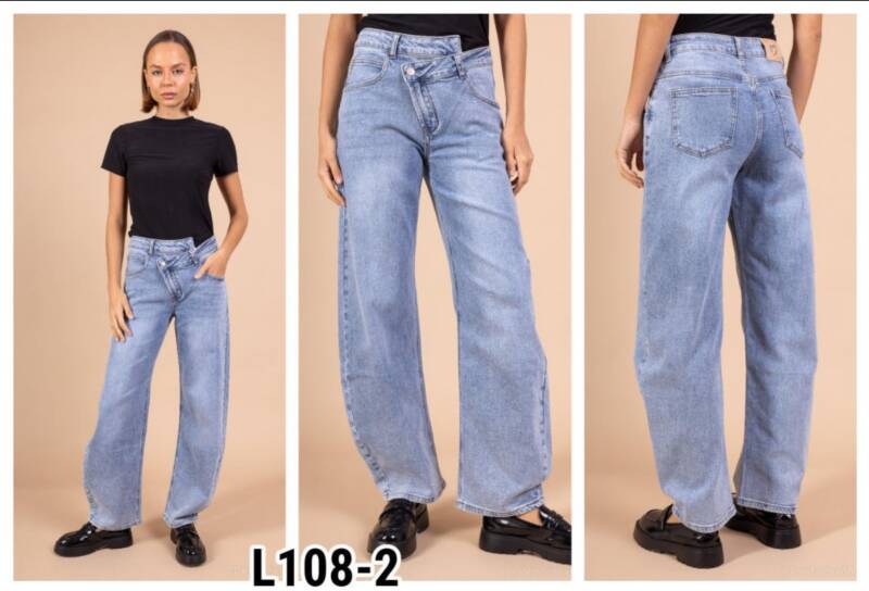 Spodnie damskie jeansy Roz XS-XL, 1 Kolor Paczka 10 szt