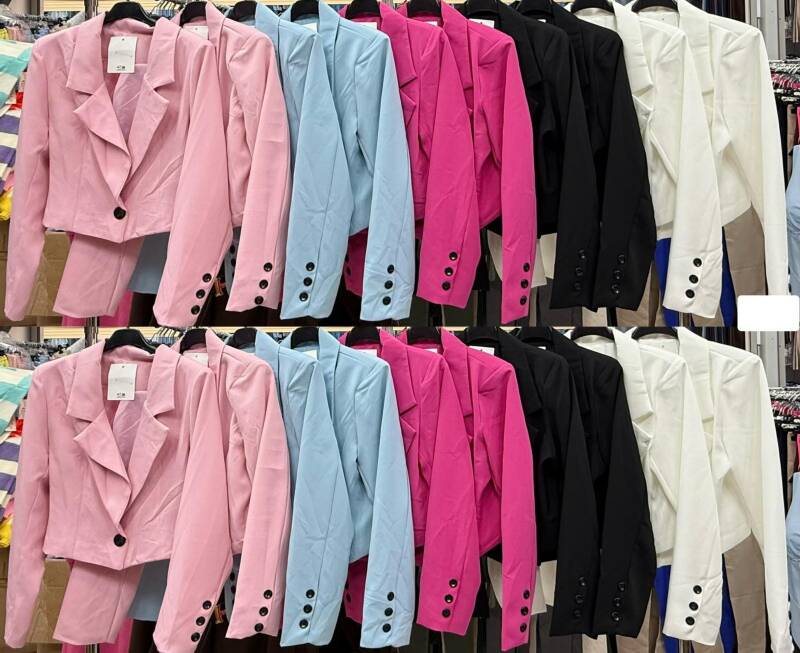 Żakiety damskie (Włoskie produkt) Roz Standard, Mix Kolor Paczka 5 szt